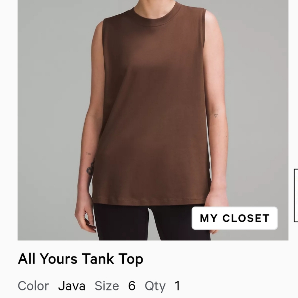 Java All Yours Tank Top